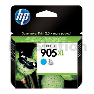 HP 905XL Genuine Cyan High Yield Inkjet Cartridge T6M05AA - 825 Pages