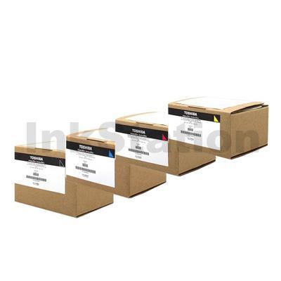 4-Pack Genuine Toshiba e-Studio 305CS, 305CP Toner Combo [BK+C+M+Y]