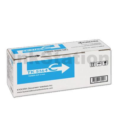 Genuine Kyocera TK-5164C Cyan Toner Cartridge P-7040CDN - 12,000 pages