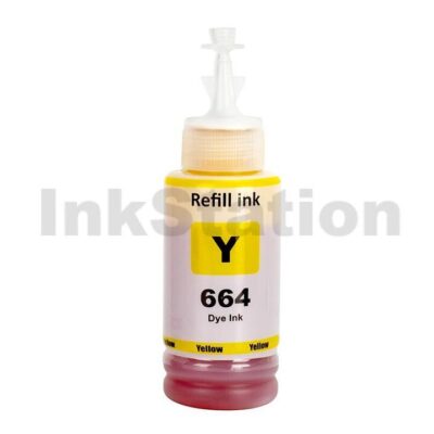 Compatible Epson T664 EcoTank Yellow Ink Bottle