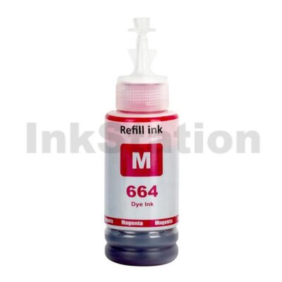 Compatible Epson T664 EcoTank Magenta Ink Bottle