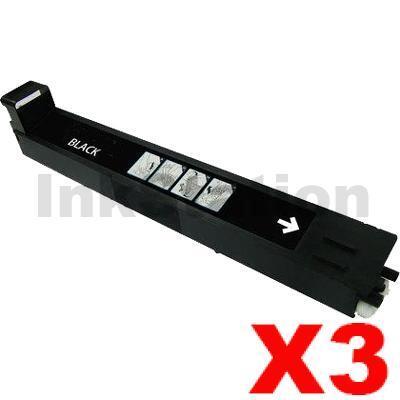 3 x HP CB390A (825A) Compatible Black Toner Cartridge - 19,500 Pages