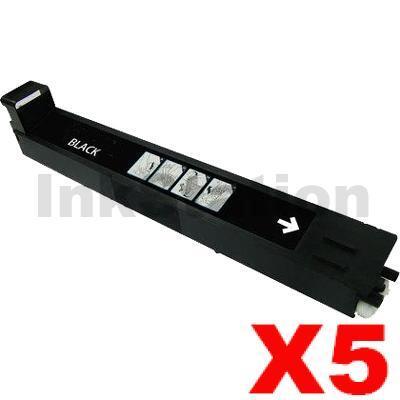 5 x HP CB390A (825A) Compatible Black Toner Cartridge - 19,500 Pages