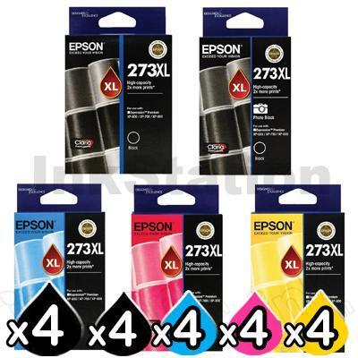 20-Pack Epson 273XL Genuine High Yield Ink Combo [4BK,4PBK,4C,4M,4Y]