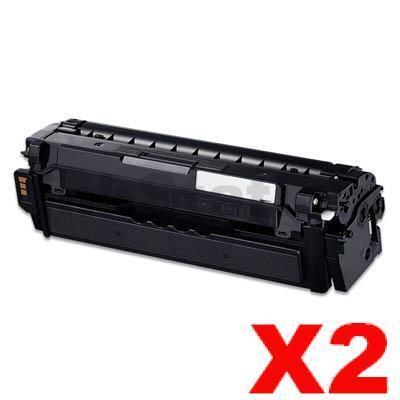2 x Compatible Samsung SLC2620 SLC2670 SLC2680 Black Toner Cartridge SU169A CLT-K505L - 6,000 pages [CLTK505L K505]