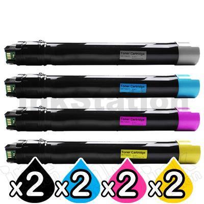 2 sets of 4 Pack Fuji Xerox DocuPrint CM415AP Compatible Toner Combo (CT202352-CT202355)