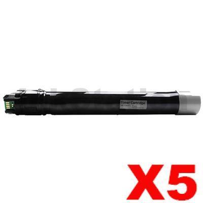 5 x Fuji Xerox DocuPrint CM415AP Compatible Black Toner Cartridge - 11,000 pages (CT202352)