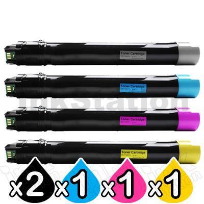 5 Pack Fuji Xerox DocuPrint CM415AP Compatible Toner Combo (CT202352-CT202355)