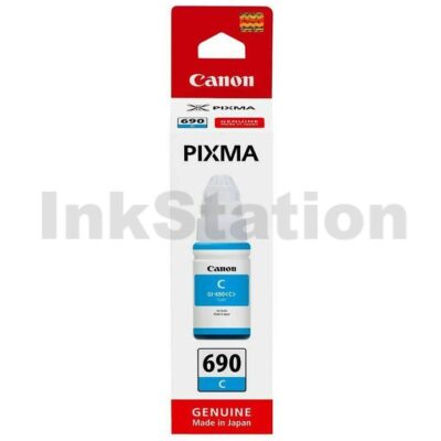 Genuine Canon GI690C Cyan Ink Bottle