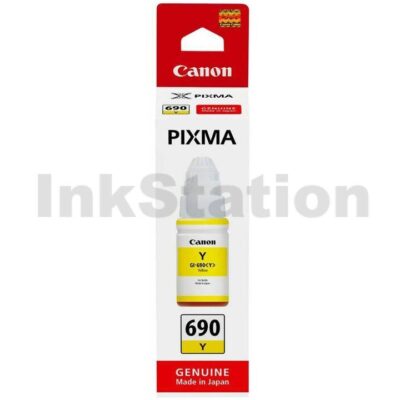 Genuine Canon GI690Y Yellow Ink Bottle