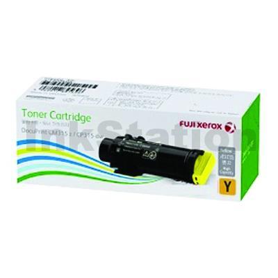 Genuine Fuji Xerox DocuPrint CP315, CM315 Yellow Toner Cartridge (CT202613) - 6,000 pages
