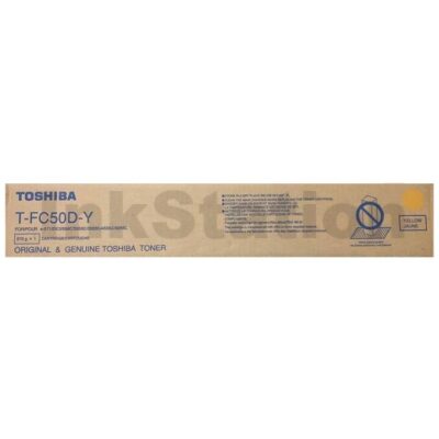 Genuine Toshiba E2555C, E3055C, E3555C, E4555C, E5055C Yellow Toner Cartridge TFC50Y - 28,000 pages