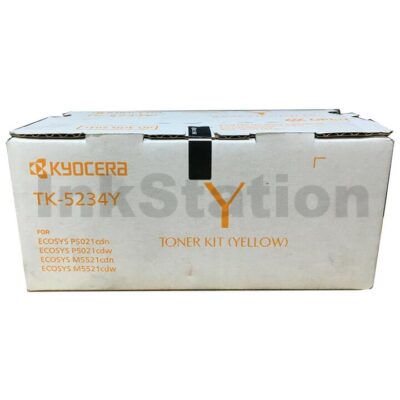 Genuine Kyocera TK-5234Y Yellow Toner Cartridge Ecosys M5521, P5021 - 2,200 pages