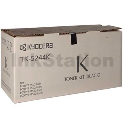 Genuine Kyocera TK-5244K Black Toner Cartridge Ecosys M5526, P5026 - 4,000 pages