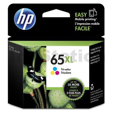 HP 65XL Genuine [Tri Colour Pack] High Yield Inkjet Cartridge N9K03AA - 300 Pages