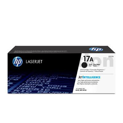 1 x HP CF217A (17A) Genuine Black Toner Cartridge - 1,600 Pages