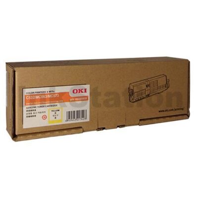 OKI C532DN / MC573DN Genuine Yellow Toner Cartridge (46490609) - 6,000 pages