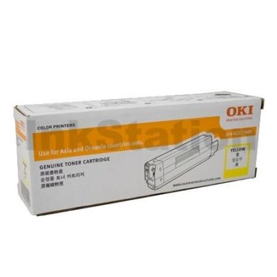 OKI C612 Genuine Yellow Toner Cartridge (46507509) - 6,000 pages