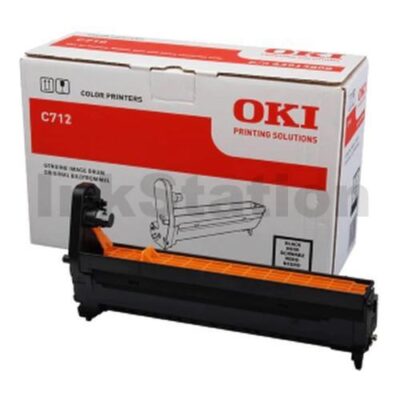 OKI C712N Genuine Black Drum Unit (46507412) - last up to 30,000 pages