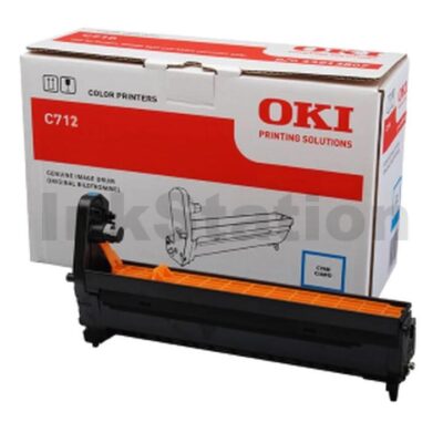 OKI C712N Genuine Cyan Drum Unit (46507411) - last up to 30,000 pages
