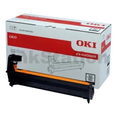 OKI C833N Genuine Black Drum Unit (46438008) - last up to 30,000 pages