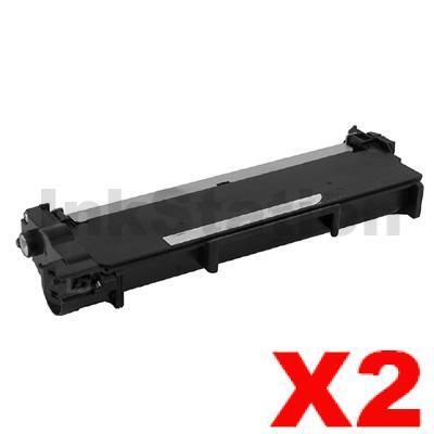 2 x Dell E310, E514, E515 Compatible Black Toner Cartridge - 2,600 pages