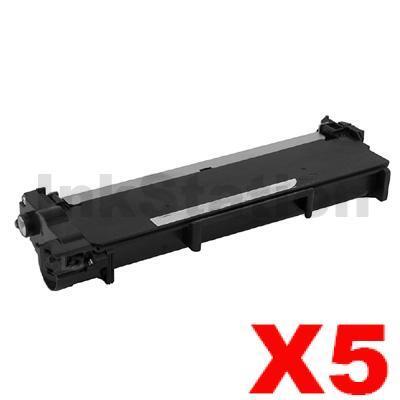5 x Dell E310, E514, E515 Compatible Black Toner Cartridge - 2,600 pages