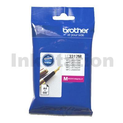 Genuine Brother LC-3317M Magenta Ink Cartridge - 550 pages