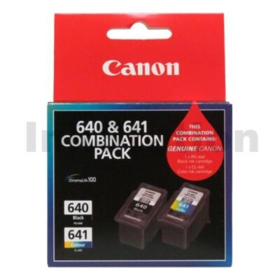 Canon PG-640, CL-641 Twin Pack Genuine Ink Cartridges [PG640CL641CP] [1BK,1CL]