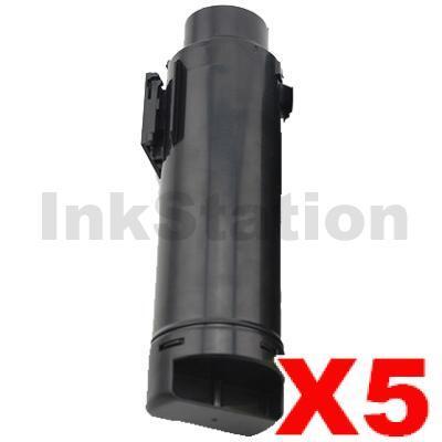 5 x Compatible Fuji Xerox DocuPrint CP315, CM315 Black Toner Cartridge (CT202610) - 6,000 pages