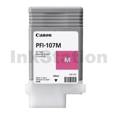 Genuine Canon PFI-107M Magenta Ink Cartridge