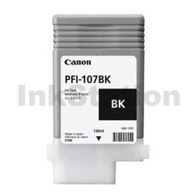 Genuine Canon PFI-107BK Black Ink Cartridge