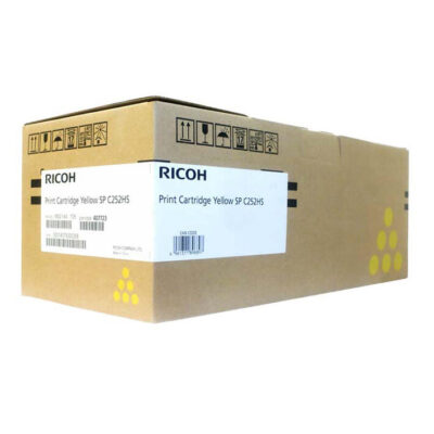 Lanier SPC252DN / SPC252SF Genuine Yellow Toner Cartridge 407723 - 6,000 pages