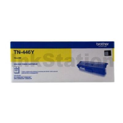 Genuine Brother TN-446Y Yellow Toner Cartridge - 6,500 pages