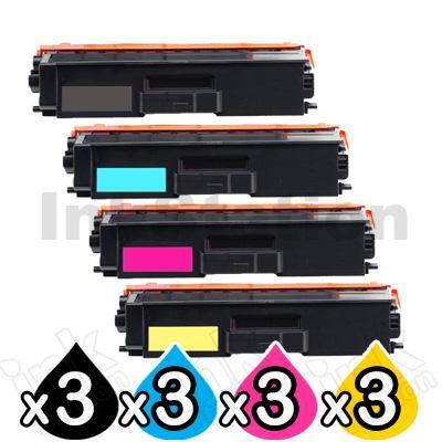 12-Pack Brother TN-443 Compatible Toner Combo [3BK,3C,3M,3Y]