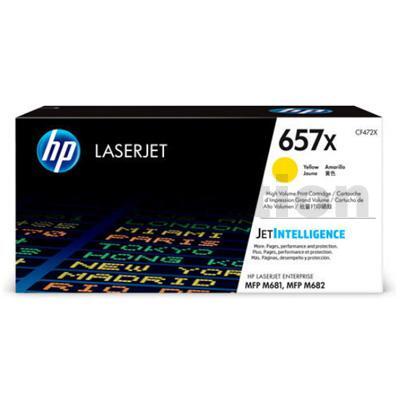 HP 657X (CF472X) Genuine Yellow Toner Cartridge - 23,000 pages
