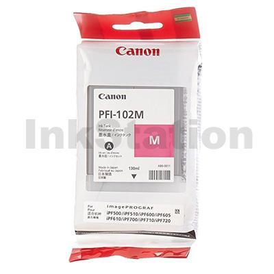 Genuine Canon PFI-102M Magenta Ink Cartridge