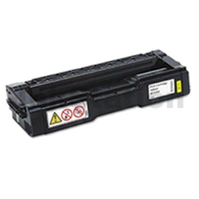 Lanier SPC232DN / SPC242SF / SPC312DN / SPC320DN (406486) Compatible Yellow Toner Cartridge - 6,000 pages