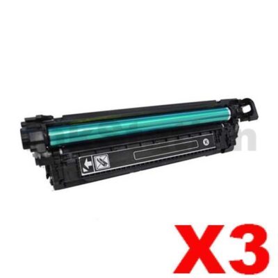 3 x HP CE340A (651A) Compatible Black Toner Cartridge  - 13,500 Pages