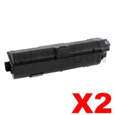 2 x Non-Genuine alternative for TK-1154 Black Toner Cartridge suitable for Kyocera P2235DW, P2235DN - 3,000 pages
