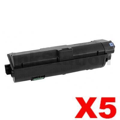 5 x Non-Genuine alternative for TK-1154 Black Toner Cartridge suitable for Kyocera P2235DW, P2235DN - 3,000 pages