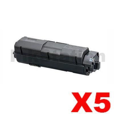 5 x Non-Genuine alternative for TK-1174 Black Toner Cartridge suitable for Kyocera M2640IDW, M2040DN, M2540DN - 7,200 pages