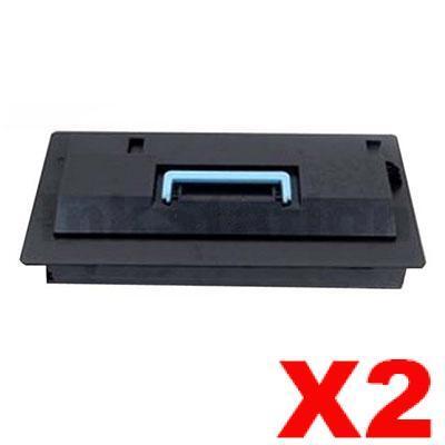 2 x Non-Genuine alternative for TK-715 Black Toner suitable for Kyocera KM-3050, KM-4050, KM-5050, TASKalfa 420i, 520i - 34,000 Pages