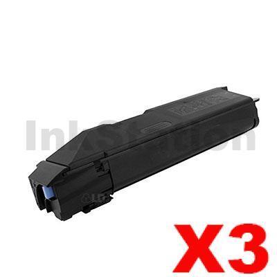 3 x Non-Genuine alternative for TK-8309K Black Toner suitable for Kyocera TASKalfa 3050ci, 3550ci - 25,000 pages