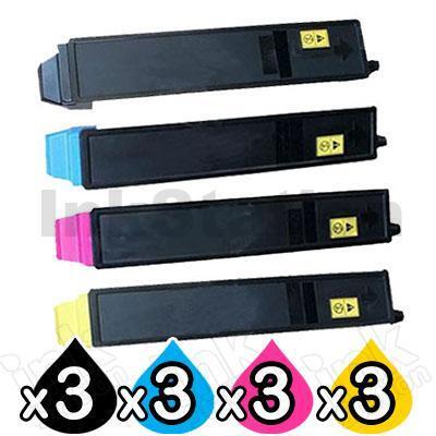 3 Sets of 4 Pack Non-Genuine alternative for TK-8329 Toner Combo suitable for Kyocera TASKalfa 2551ci [3BK,3C,3M,3Y]