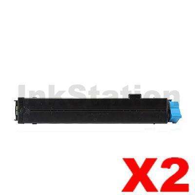 2 x OKI Compatible B4400, B4600 Toner Cartridge - 3,000 pages (43502303)