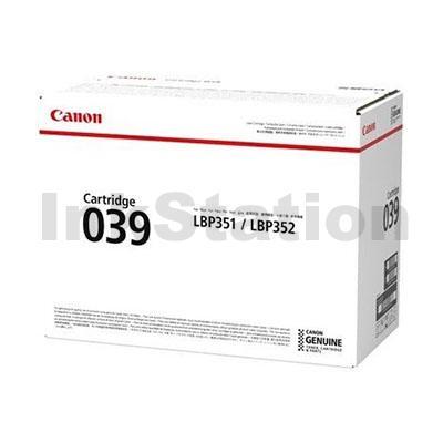 Genuine Canon CART039 Black Toner - 6,000 pages