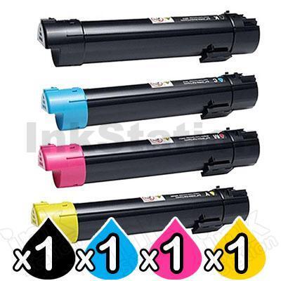 4 Pack Dell C5765 / C5765dn Compatible Toner Cartridges [1BK,1C,1M,1Y]