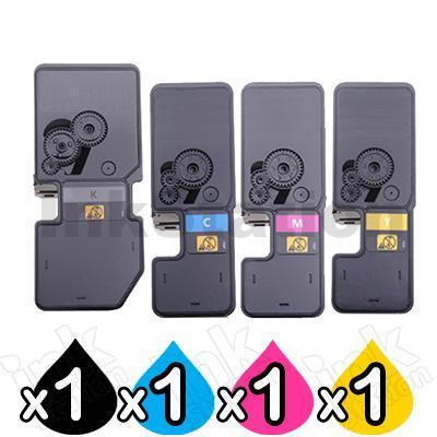 4 Pack Non-Genuine alternative for TK-5224 Toner Combo suitable for Kyocera Ecosys M5521, P5021 [1BK,1C,1M,1Y]