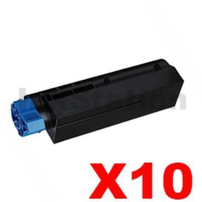 10 x OKI Compatible B432 B512 MB472 MB492 MB562 B412 Black High Yield Toner Cartridge - 7,000 pages (45807107)